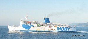 Паромы Моби - один из основных транспортных путей на Эльбу
