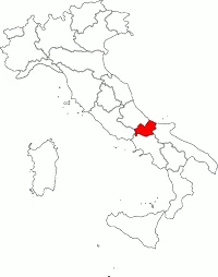 Карта Молизе