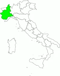 Карта Пьемонт