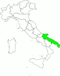 Карта Апулия
