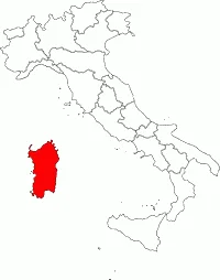 Карта Сардиния