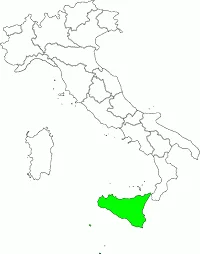 Карта Сицилия